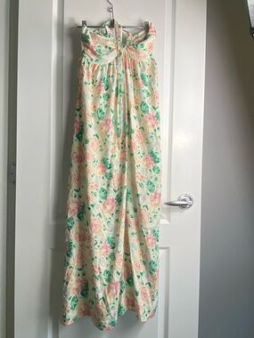 Saltwater Luxe Halter Top Garden Party Maxi
